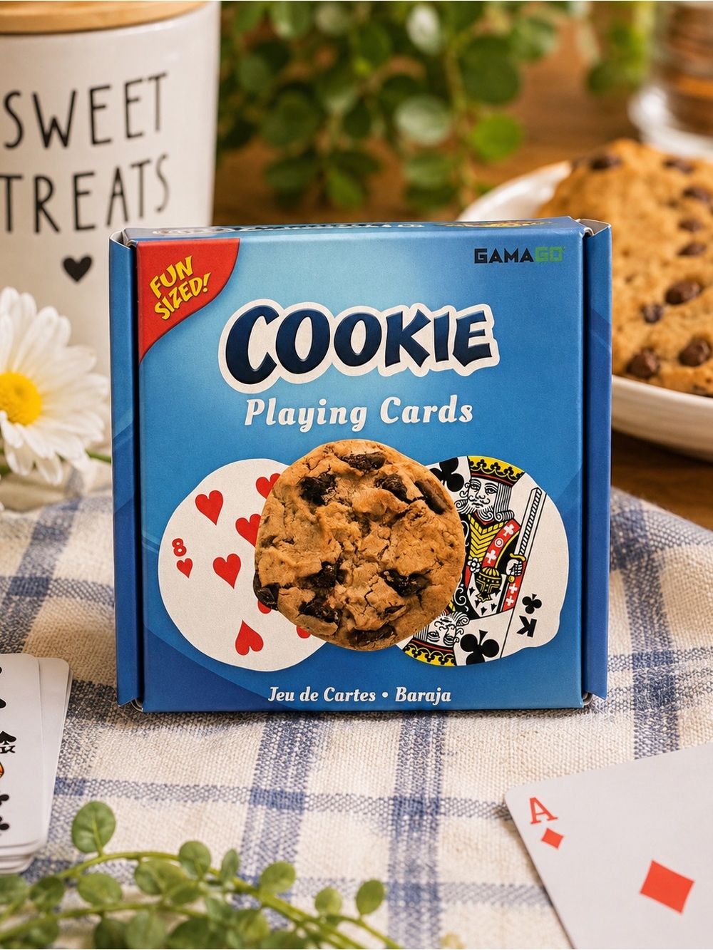 Cookie Playing Cards – Blue Fun-Sized Deck